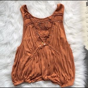 Free People Mirror Cutout Top